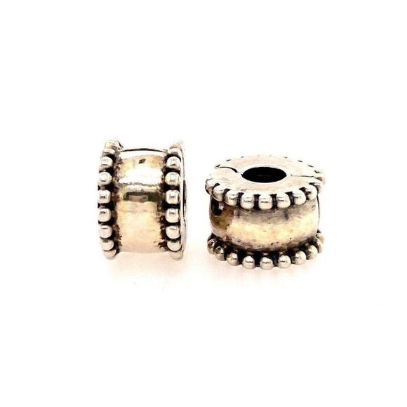 2 Pandora Beveled Clips - Picture 1 of 5